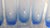 1970s Blue Cut to Clear Bar Ware Set With Serving Pitcher and Five Glasses - Set of 7 For Sale - Image 12 of 13