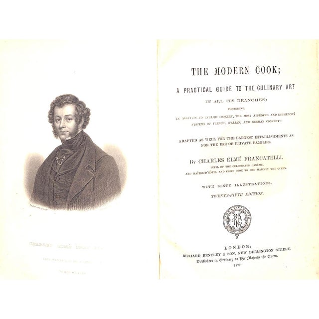 "The Modern Cook; A Practical Guide to the Culinary Art" 1877 Francatelli, Charles Elme For Sale - Image 4 of 12