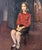 Raphael Soyer Seated Girl Signed Vintage Modern Figurative Original Oil Painting For Sale - Image 4 of 11