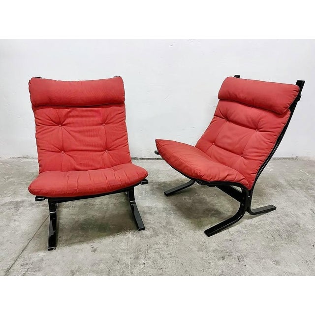 Ingmar Relling Scandinavian Siesta Lounge Chairs by Ingmar Relling for Westnofa, 1960s, Set of 2 For Sale - Image 4 of 8
