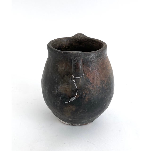 Antique Turkish Yoghurt Pottery Jug For Sale - Image 4 of 10