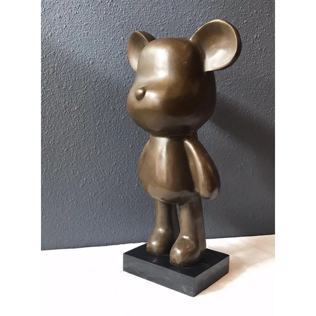 2020s Small Contemporary Bronze Table Sculpture by Sylvan Fiss For Sale - Image 5 of 5