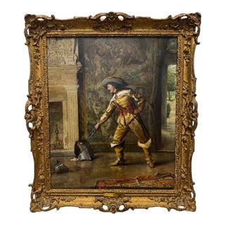 John Evans Eccles (British, 19th Century) "The Disappointed Lover" C. 1884 For Sale
