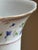 Vintage Porcelain Trumpet Vase W/ Blue Bellflower Motif For Sale - Image 9 of 18