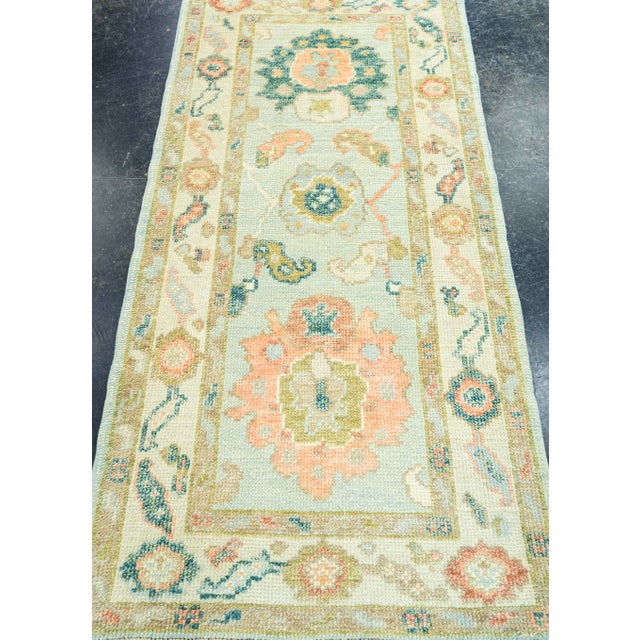 Turkish Oushak Rug 2'4" x 4'10" #20122 Explore a curated collection of hallway runners, wool rugs, and handmade...