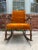 1970's Orange Crushed Velvet Rocking Chair For Sale - Image 6 of 12