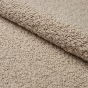 Schumacher Margarete Boucle Fabric In Bisque