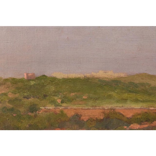 Jose Benlliure Y Ortiz, Mediterranean Landscape, 1890s, Oil on Canvas For Sale - Image 5 of 10