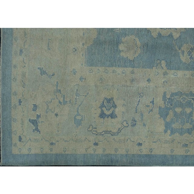 Turkish Oushak Rug 9'1" x 12' #18605 For Sale - Image 4 of 8