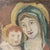 Early Naive School Madonna and Child, Original Antique Oil Painting, 18th Century, Framed For Sale - Image 6 of 8