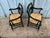 Pair of Vintage L. Hitchcock Late Federal Style Grain-Painted & Gilt-Stenciled "Fancy" Rush Seat Armchairs For Sale - Image 16 of 17