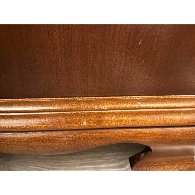 Vintage Stanley Furniture “Open Home” Mahogany Chippendale Style Nightstand For Sale - Image 11 of 12