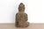 Peaceful Double Lotus Seated Stone Buddha For Sale In Los Angeles - Image 6 of 9