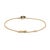 14k Yellow Gold Blue Sapphire Toi Et Moi Station Chain Bracelet by VRJewels For Sale - Image 9 of 16
