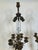 Vintage Brass and Marble Candelabra Pair of Lamps With Rotating Ball For Sale In Los Angeles - Image 6 of 8