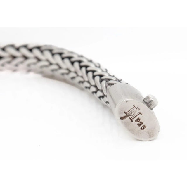 Modern John Hardy Classic 11mm Sterling Silver Wide Chain Bracelet For Sale - Image 3 of 11