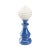 Cast from ceramic with a pedestal in a blue glaze finish, the artichoke finial is a decorative element that brings a...