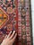 Blue Antique Runner KISSING LIONS LEOPARDS with Duel Feline Subjects Rug 2.11 x 10.6 For Sale - Image 8 of 13