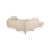 Conseta Corner Sofa in Beige, Cream, and Sand Fabric with Chrome Legs from Cor For Sale - Image 12 of 15