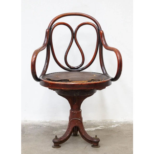 Late 19th Century Captains Chair For Sale - Image 11 of 11