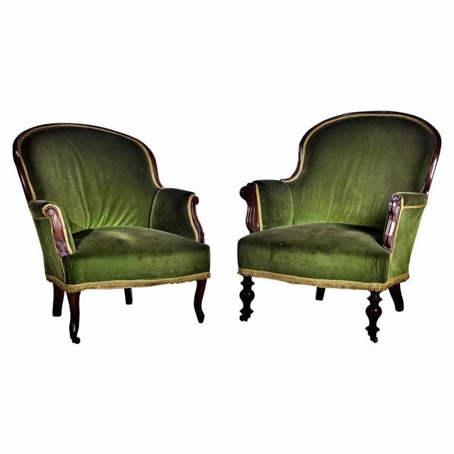 Set of 19th Century English Bergeres For Sale - Image 14 of 15