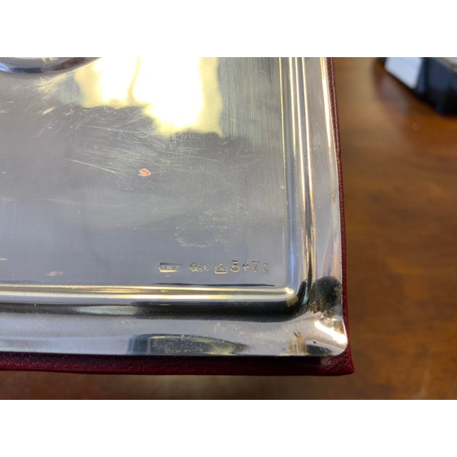 Vintage Sterling and Leather Address Book For Sale In New York - Image 6 of 9