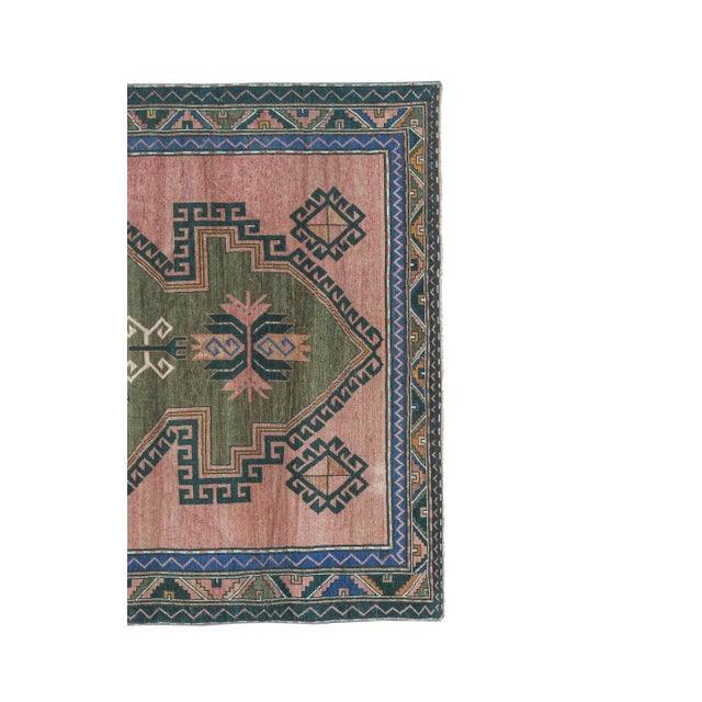 Mid-Century Modern 1970s Vintage Caucasian Pattern Rug 5'11" X 10' For Sale - Image 3 of 12