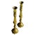 Traditional Late 20th Century Brass Candle Holders- Set of 2 For Sale - Image 3 of 9