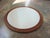 Brown Vintage Round Teak Mirror, 1970s For Sale - Image 8 of 9