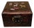 Vintage Rosewood & Mother-of-Pearl Inlay Treasure Box – Deer & Floral Motif For Sale
