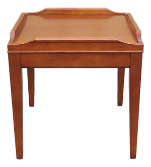 Late 20th Century Federal Style Cherry Side Table
