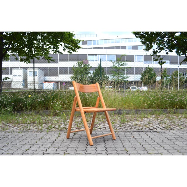 Vintage Danish Pine Folding Chair in the style of Rainer Daumiller, 1970s For Sale - Image 12 of 18