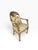 Hollywood Regency Vintage Italian Neoclassical Giltwood Bird Arm Chair With Botanical Floral Upholstery For Sale - Image 3 of 14