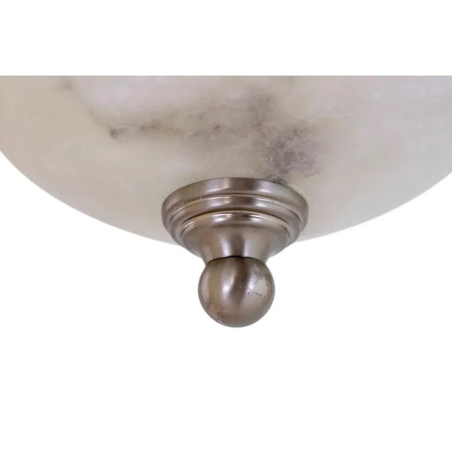 Art Deco Ceiling Lamp with Alabaster Bowl, 1990s For Sale - Image 6 of 9
