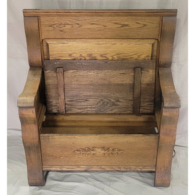 1930s Antique Tiger Maple Hall Tree Chairish