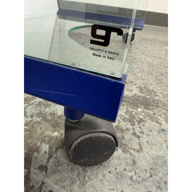 Gallotti & Radice Late 20th Century Work Table + Casters For Sale - Image 12 of 12