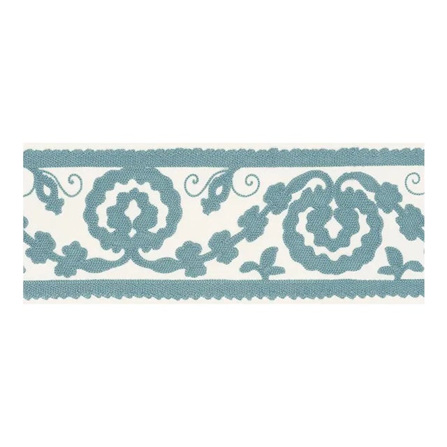 Schumacher Ashbury Tape in Sky For Sale