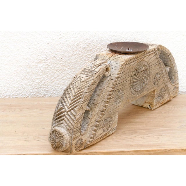 A Reclaimed Architectural Element Candle Holder For Sale In Los Angeles - Image 6 of 7