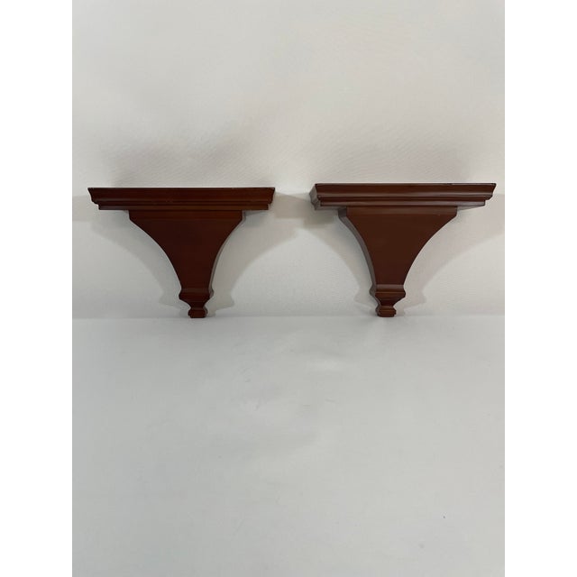 Neoclassical Late 20th Century Vintage Kensington Row Wall Shelf Brackets Corbels For Sale - Image 3 of 17