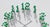 "Mocap" (White-Green) Illusionistic Wall Clock / Wall-Sculpture For Sale - Image 6 of 10