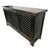 Late 20th Century Vintage Black Aged Lattice 3-Door Sideboard For Sale - Image 5 of 8