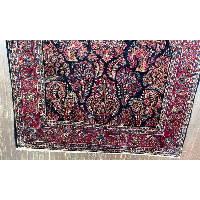 Antique Persian Mohajeran Sarouk Rug For Sale In Chicago - Image 6 of 12