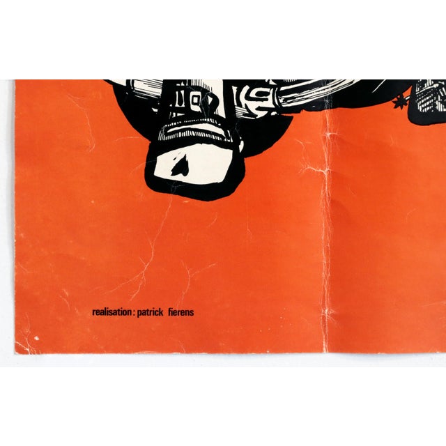 1970s 1970 Original French Motorcycle Racing Poster, Moto-Club Scran For Sale - Image 5 of 6