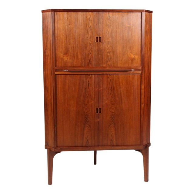 Danish Corner Cabinet in Rosewood, 1960s For Sale