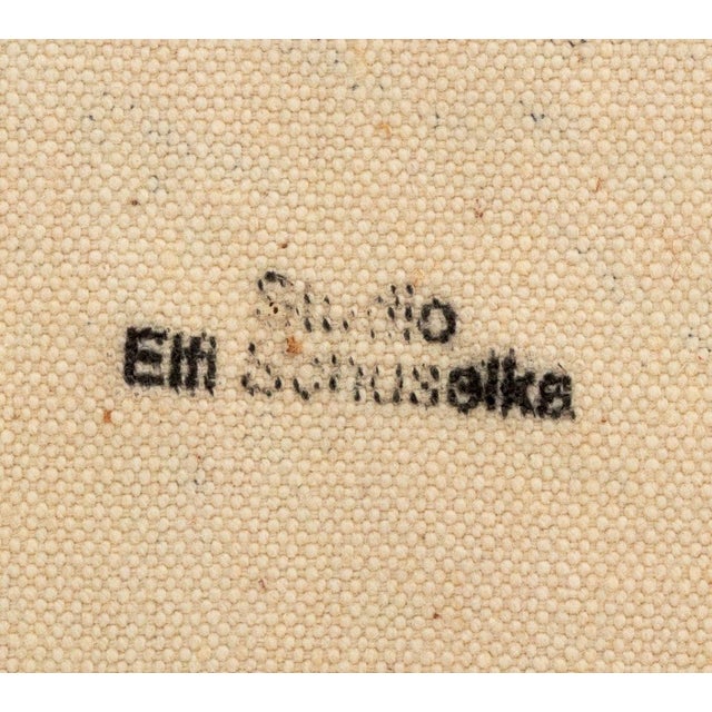 Late 20th Century Elfi Schuselka Spiral Composition Oil on Canvas For Sale - Image 5 of 5