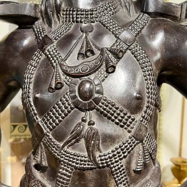 19th Century Orientalist French Bronze Statue of Arabian Warrior For Sale In New York - Image 6 of 11