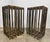 Pierre Cardin Mixed Metal Geometric Grid Pedestal Bases - A Pair For Sale In Miami - Image 6 of 8