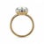 Metal Gia Certified 3.03 Carat Round Brilliant Cut Diamond Engagement Ring, Size 6.5 For Sale - Image 7 of 8