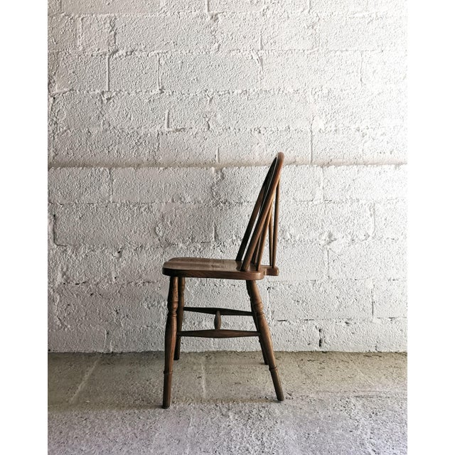 Antique Windsor Dining Chairs, 1920s, Set of 4 For Sale - Image 6 of 17