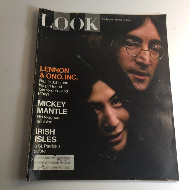 1969 John & Yoko on Look Magazine For Sale - Image 11 of 11